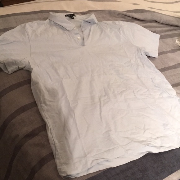 Theory Other - THEORY Mens S P Baby Light Blue Polo